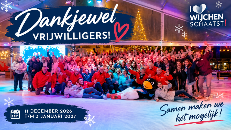 Samen maken we Wijchen Schaatst mogelijk!
